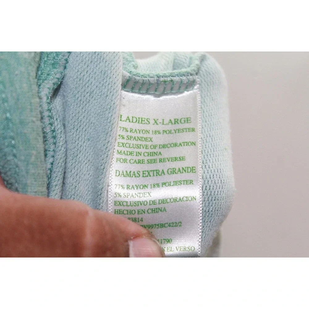 Green Tea Lounge Pants Womens XL Mint Green Good Wide Leg Rayon Drawstring